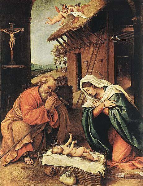 Lorenzo Lotto Nativity Germany oil painting art